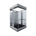 Glass Round And Mirror Panoramic Passenger Elevator With High Safety